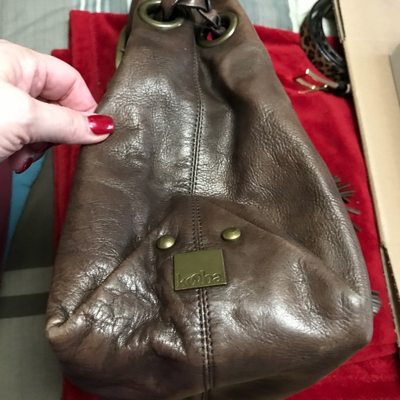Kooba brown leather shoulder bag - Picture 3 of 8
